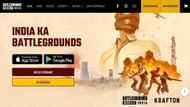 The APK file was uploaded on the game's website by Krafton a few days back (Image via Krafton)